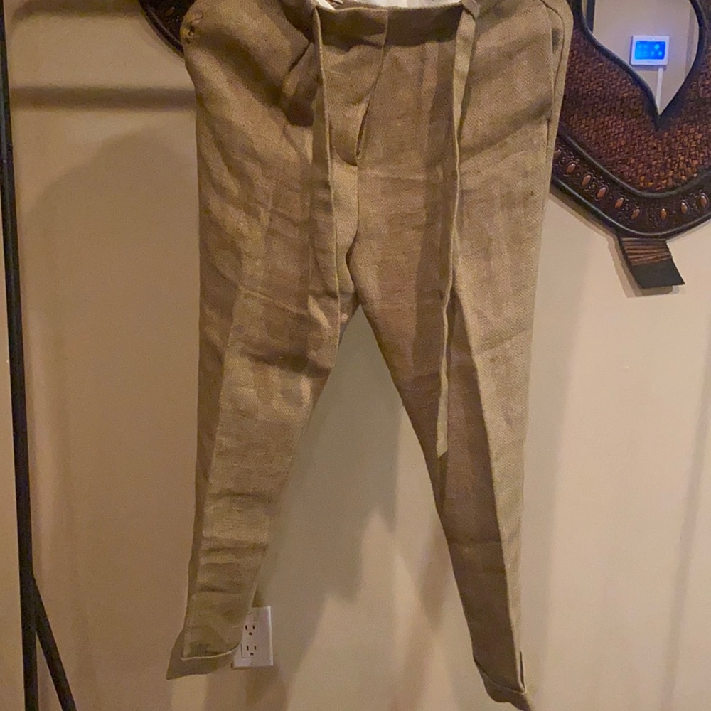 Massino dutti  size 4 tan colored pants